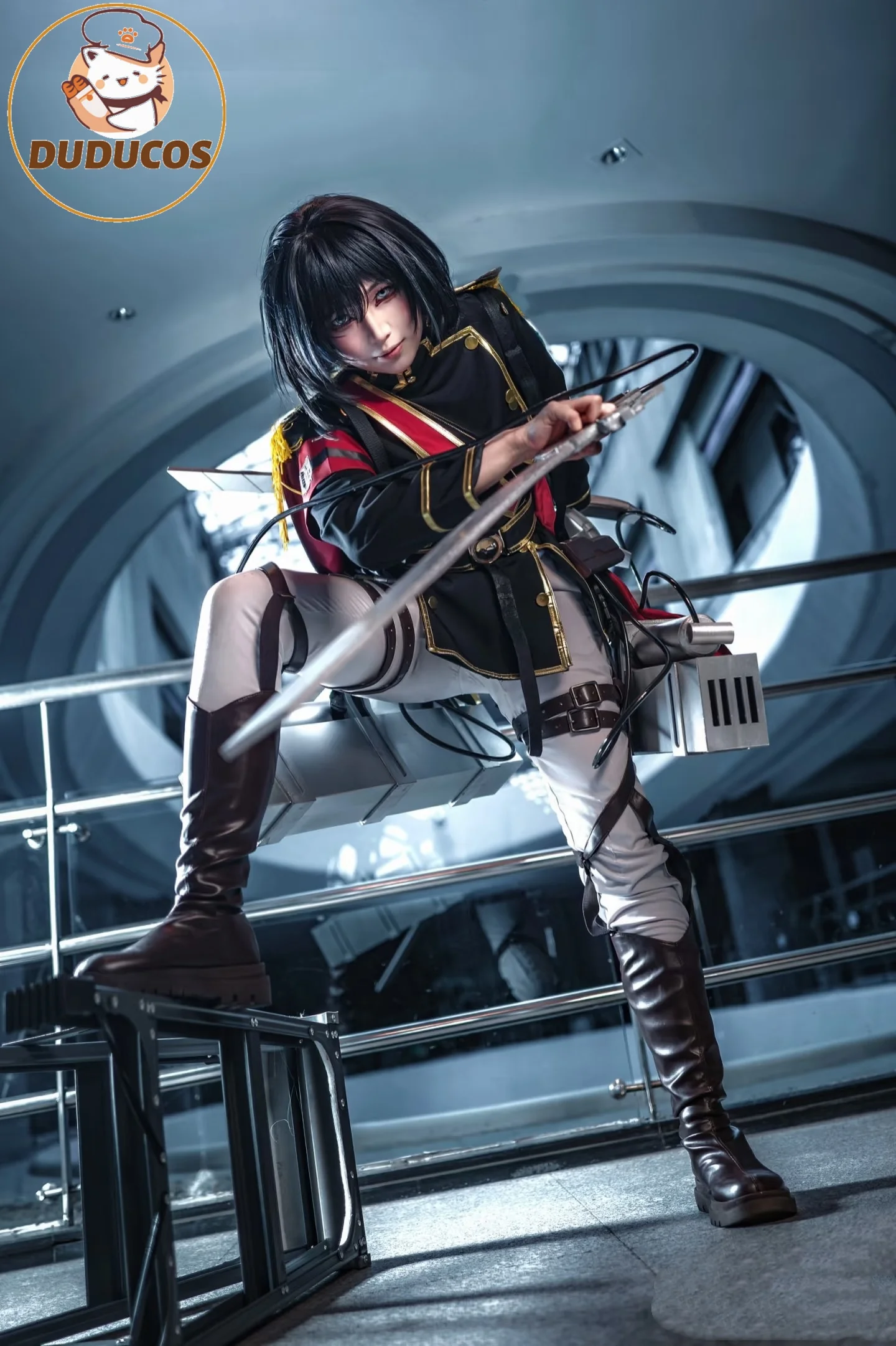 

Titan Anime Levi Ackerman Cosplay Costume Cloak Coat Pants Uniform Animation Convention 2025 Unisex Halloween Christmas byHOLOUN