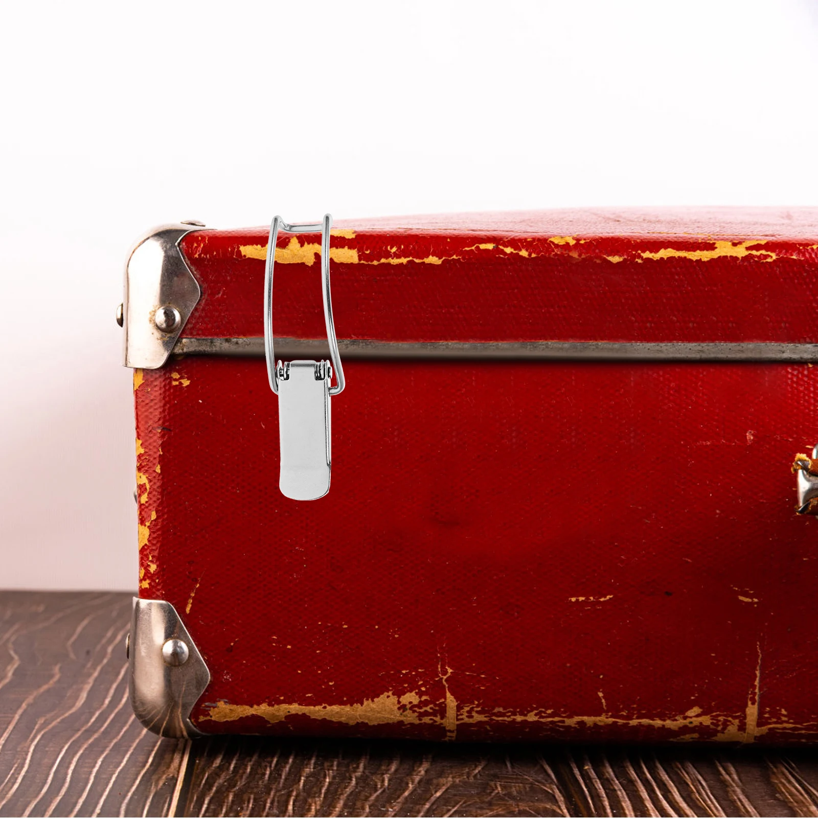 

10pcs Stainless Steel Hasp Latch Heavy Duty Spring Toggle Latch For Toolbox Wood Box Suitcase Replacement Metal Clasp Buckle