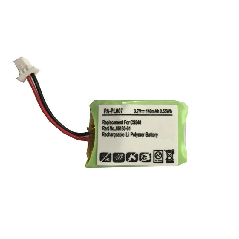 86180-01 PA-PL007 High Quality Battery 3.7V 140mAh For Plantronics Savi CS540 Savi CS540A,84479-01 Wireless Headset