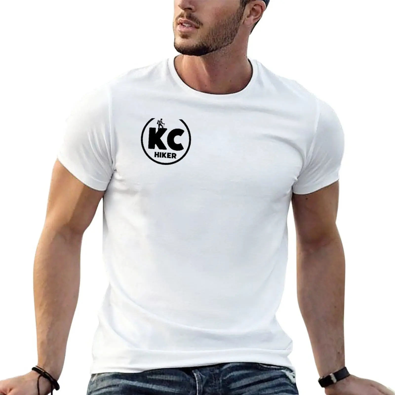 New KC Hiker Logo Black version T-Shirt funny t shirts T-shirt for a boy men clothes