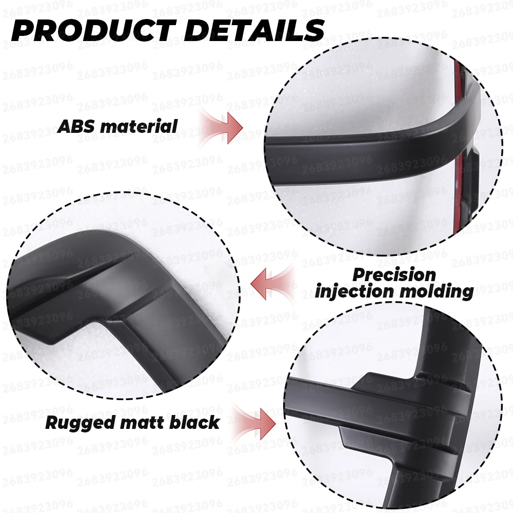 2 Stück Scheinwerferabdeckungen Scheinwerfer-Schutzabdeckungen für Ford Ranger 2015-2022 WILDTRAK XLS XLT LIMITED XL Lichtabdeckungen – Detail 8