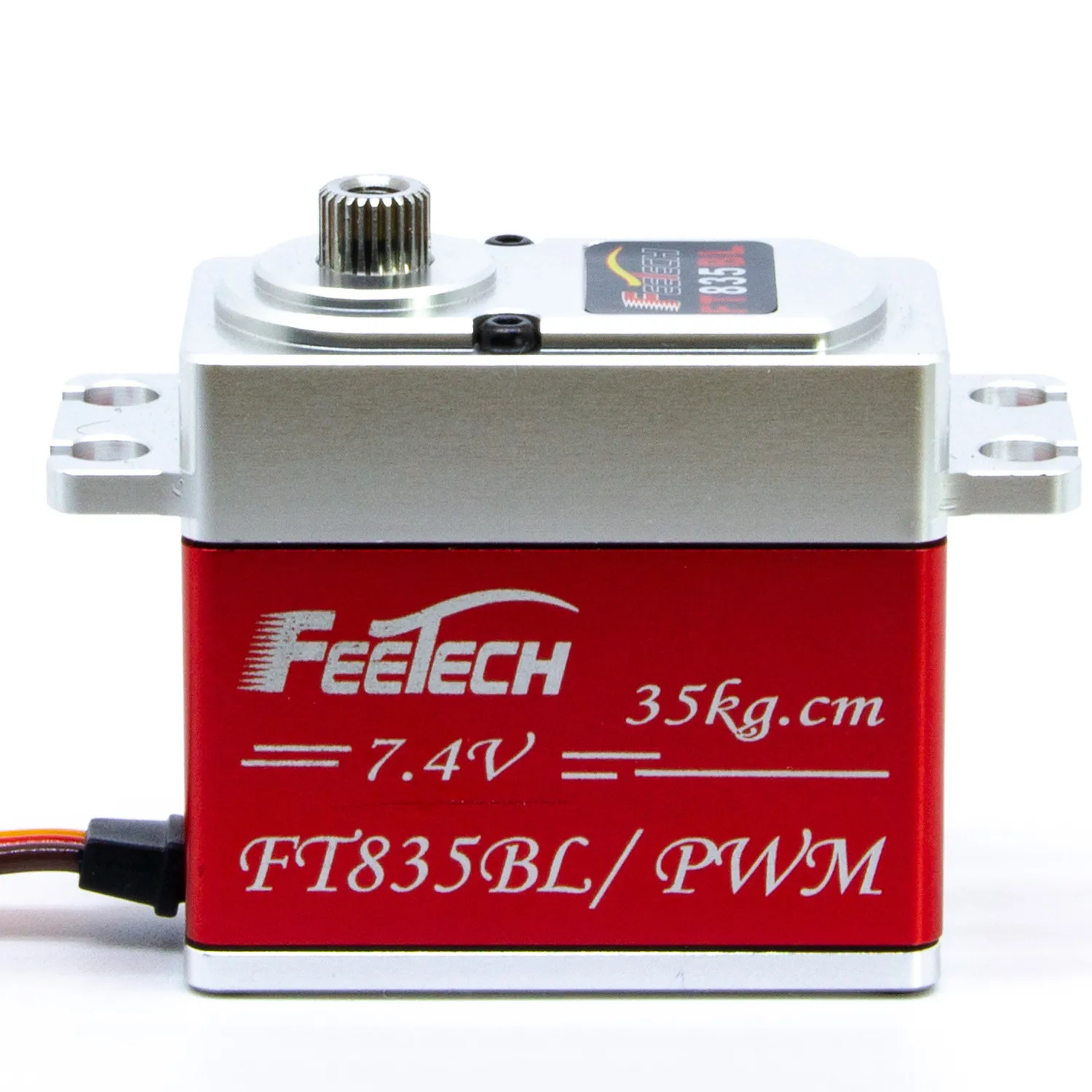 FT835BL 25T/5.9mm Brushless Standard Voltage, High Torque, Steel Gear, 6v 30kg Servo Substitute for HS-7955TG/HS-7950TH