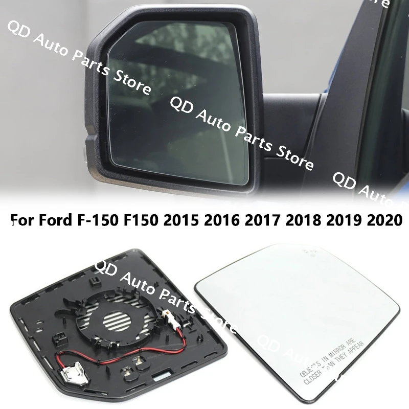 

With Blind Spot For Ford F-150 F150 XL King Ranch Platinum Raptor SuperCrew 2015-2020 Rearview Mirror Glass Side Mirrors Lens