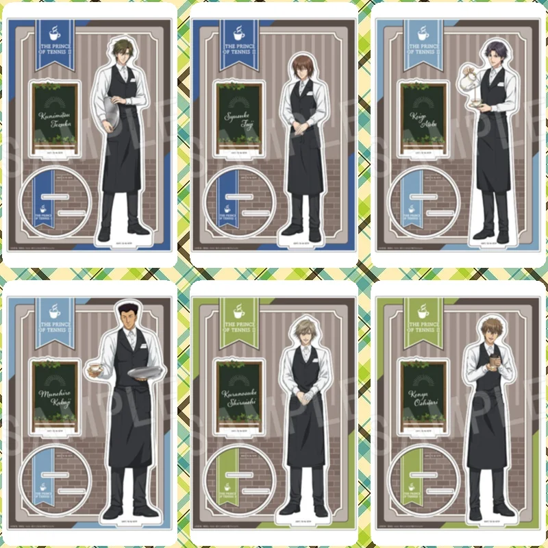 The New Prince of Tennis ANIME 15CM Acrylic Figure Stand Figure Desktop Ornament Collecting Accessories Keychain