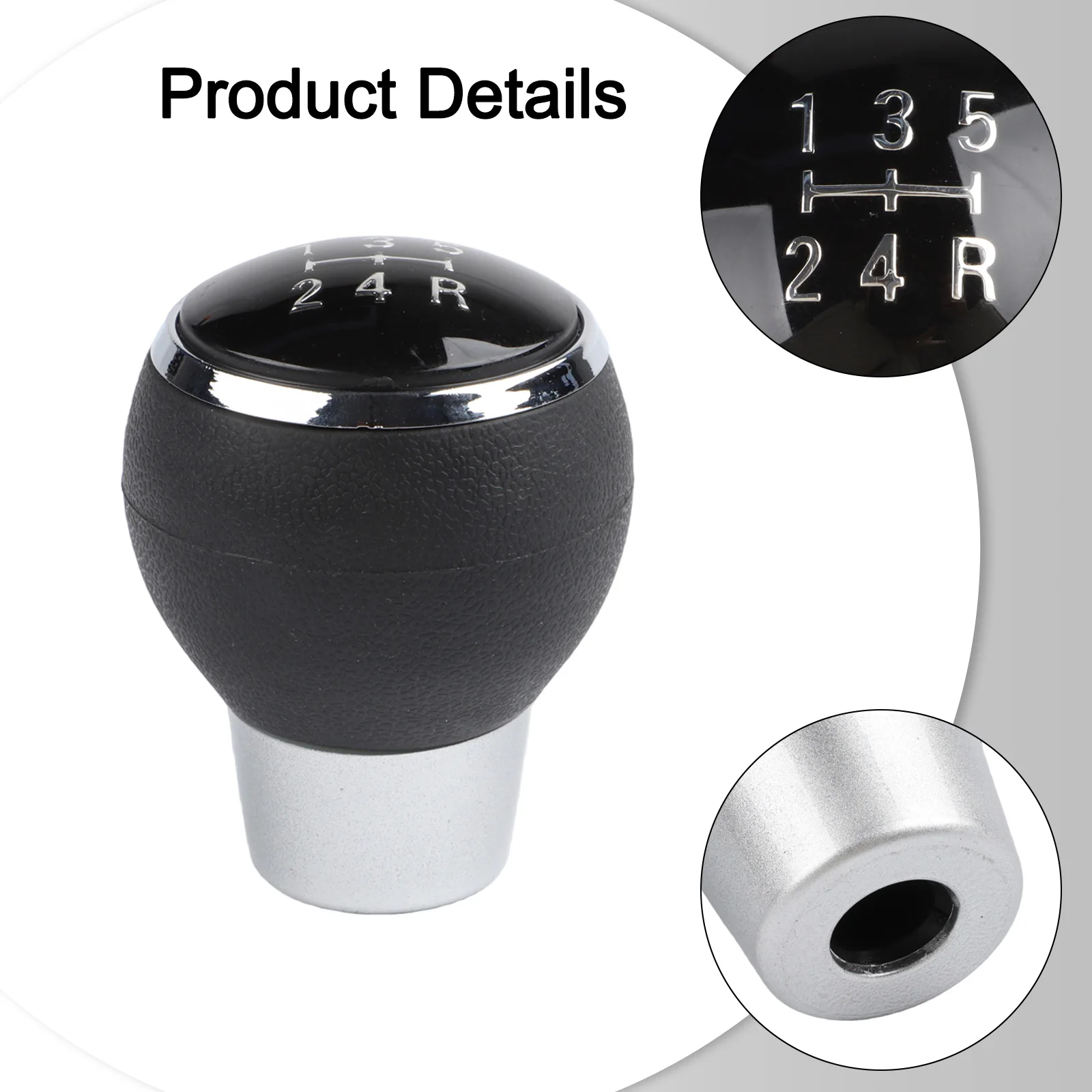 Gear Shift Handle Car Gear Shift Knob Car Interior Upgrade ABS Material Daily Wear Resistance Enhanced Grip Hassle-free Upgrade