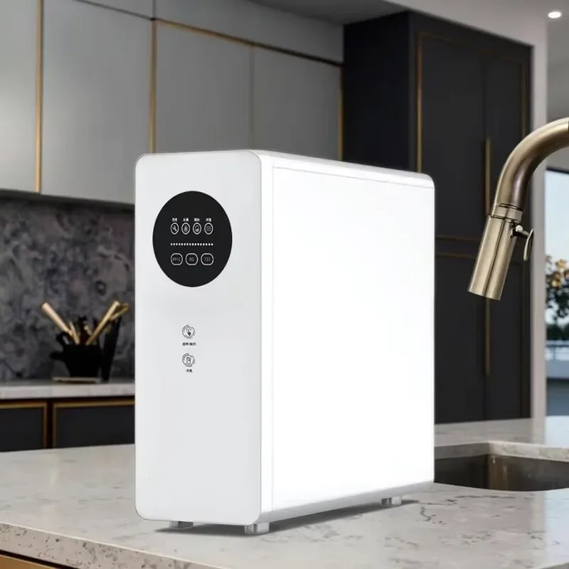 Sink Tankless Electric Water Purifier RO Ultrafiltration 6-Stage Filtration Stainless Steel Smart Faucet 1200 GPD Household