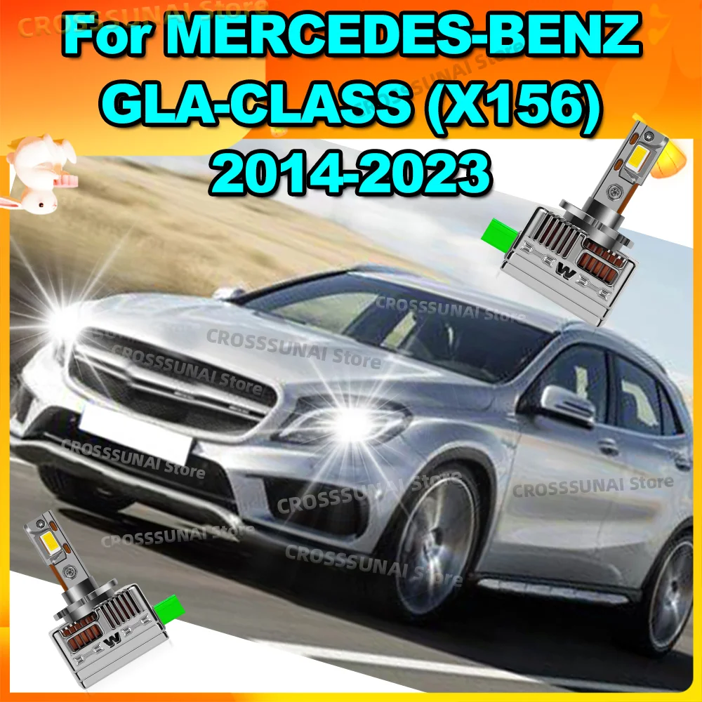 

2PCS LED Headlight Upgrade HID Bulbs 50000LM Xenon Lights For MERCEDES-BENZ GLA-CLASS X156 2014-2023 2015 2016 2017 2018 2019
