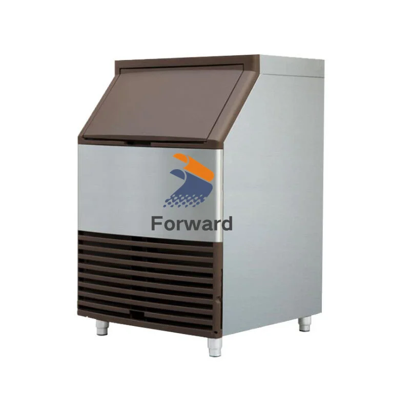 Industrial Stainless Steel 1000lbs Cube Ice Maker With 100kg Storage Bin Ice Machine for Restaurant Hotel
