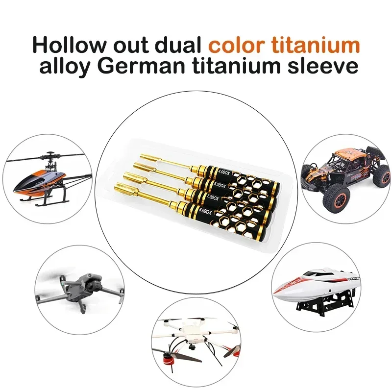 

RC модель с дистанционным управлением, инструмент для ремонта автомобиля, металлический рукав с полой ручкой 4,0/5,5/7,0/8,0