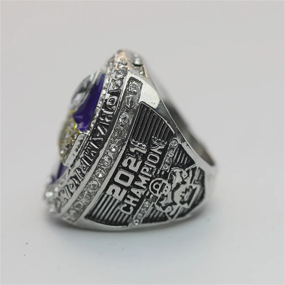 Anillo de campeonato de fútbol de fantasía FFL 2021, premio trofeo para fanáticos, regalo para hombres, talla 8 -14