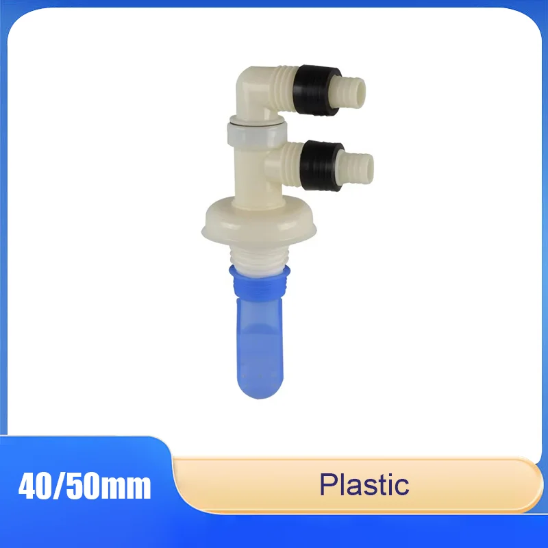 

Sink Washer Drain Tee Anti-Odor Connector Bathroom 40/50mm Drain Pipe Mop Sink Drain Tee