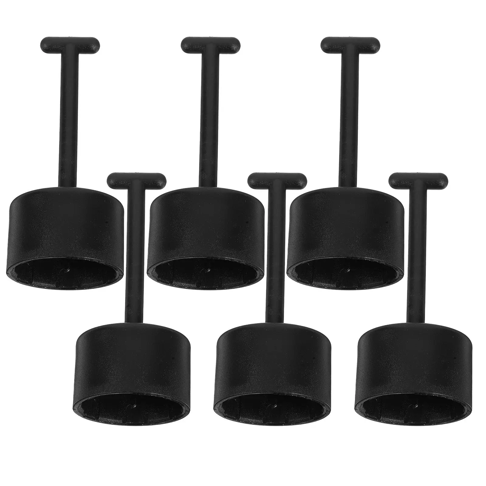 

6 pcs Socket Wrench T-Shaped Plastic Lamp Holder Tool for Bulb Base Removal Light Fixture Parts Disassembly Repair Hardware Hand