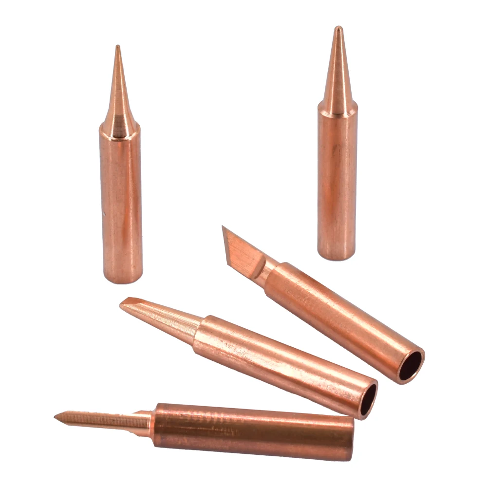 900M-T  B K I 2.4D 3C Pure Copper/Iron Soldering Iron Tips Lead-Free 936 Welding Solder Tip For Welding Equipment Soldering Hot