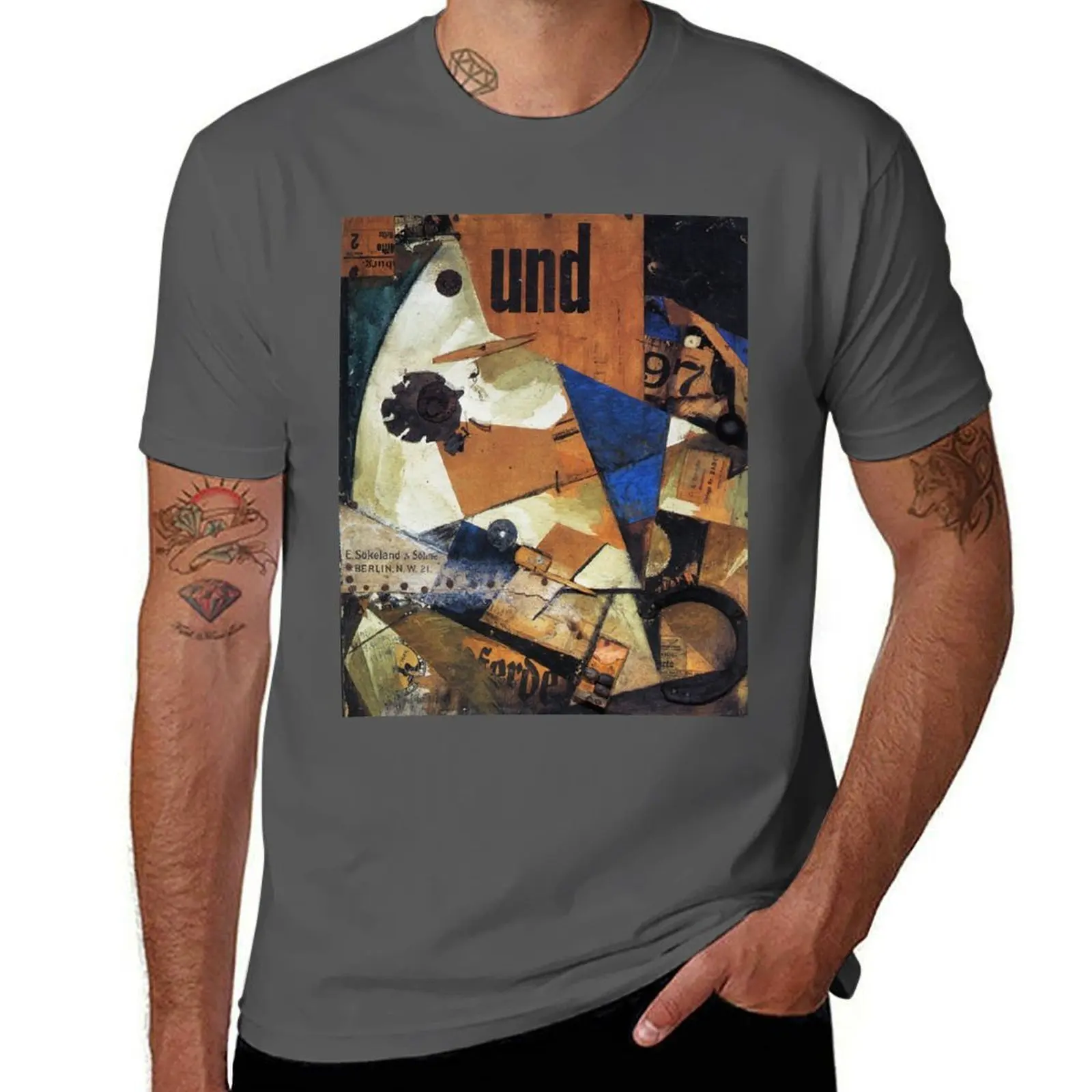 

And by Kurt Schwitters T-Shirt t shirt man cotton t shirt for man 100 percent cotton T-Shirt
