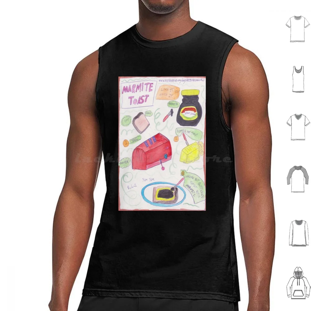 Love Or Hate ? Tank Tops Vest Sleeveless Artistrebeccals Marmite Love It Or Hate It Food Toast Breakfast Snacks Snack Ideas