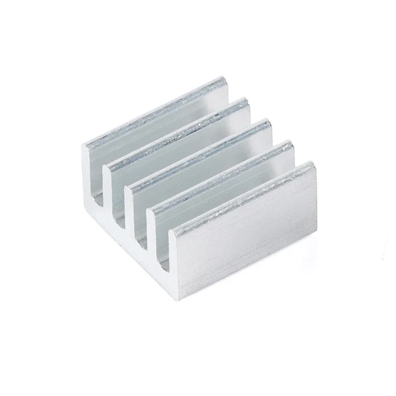50Pcs/1pc  8.8*8.8*5mm Aluminum Alloy Heatsink Radiator Heat Sink Electronic Chip IC Cooling Radiator Cooler For CPU RAM GPU PCB