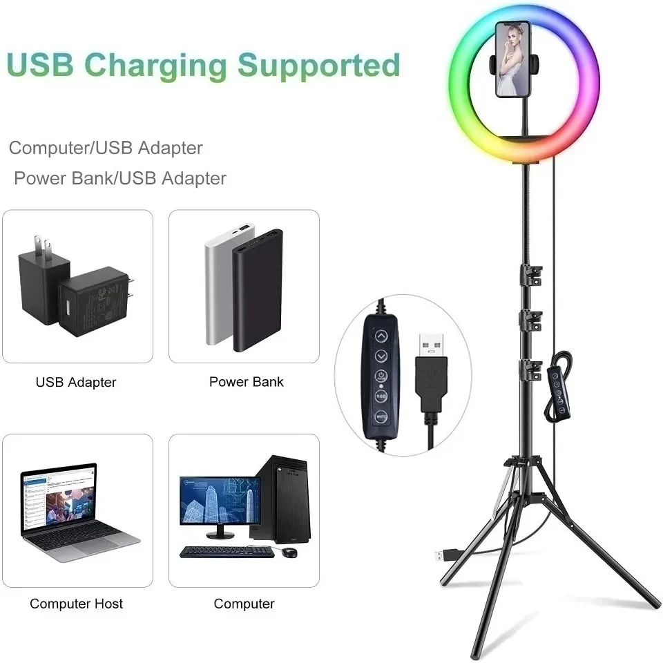 Кольцо для селфи, 12 Дюймов, 30 см, со штативом