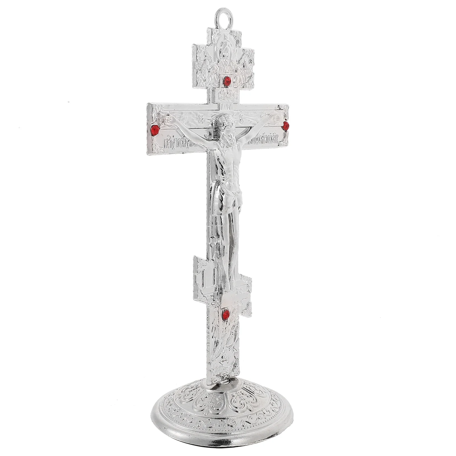 

Retro Metal Cross Wall Ornament Religious Home Decor Gothic Cross Decorative Wall Hanging For Living Room Bedroom