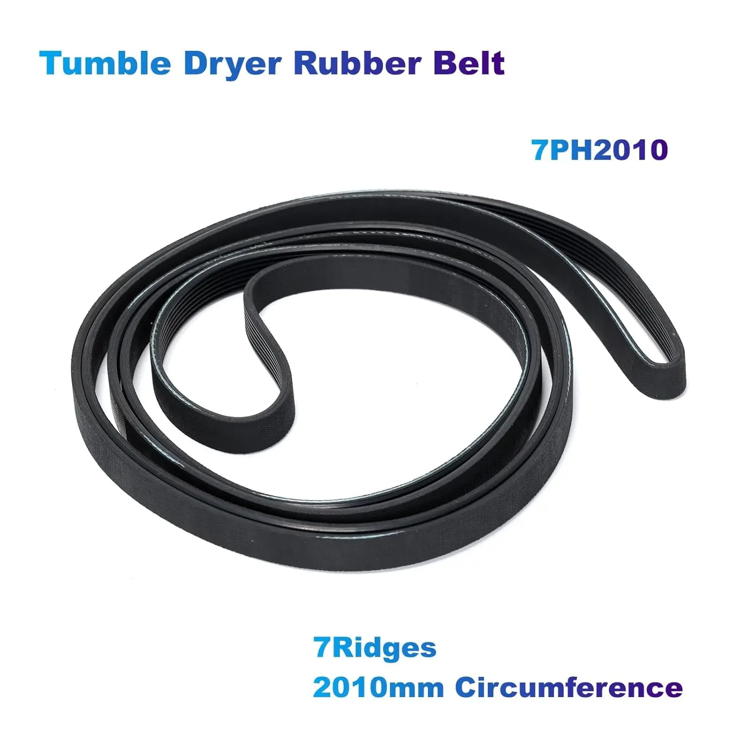 7PH2010 Tumble Dryer V-Ribbed Belt C00311014 Compatible with Whirlpool Compatible with Hotpoint Tumble Dryers Replacement Drive