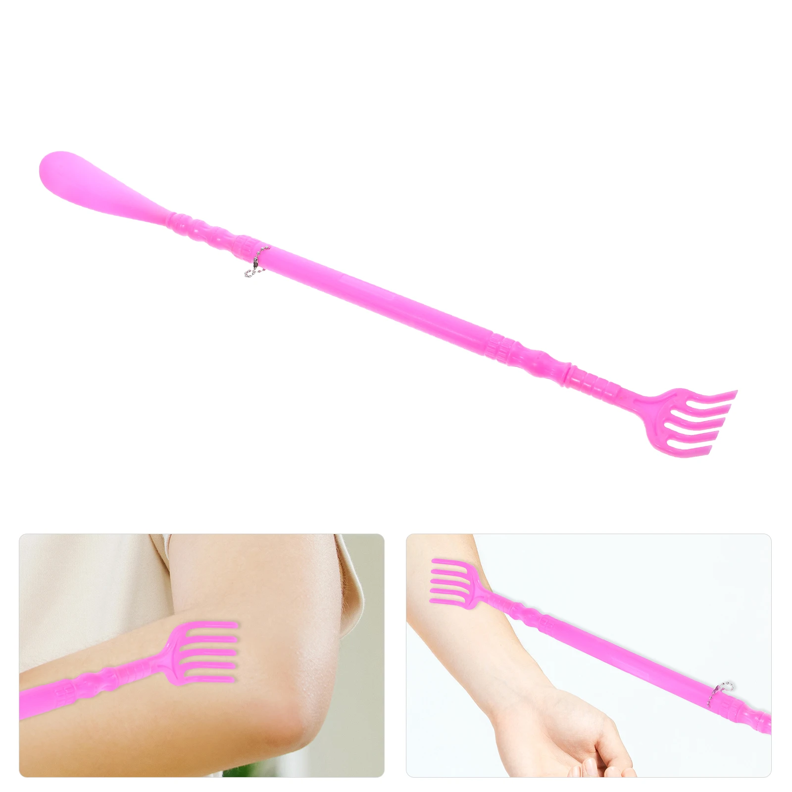 

Massage Claw 1 Pc Pink Double End Back Scratcher Long Back Scratcher Long Handle Handle Portable Massager Travel Shoe Remover