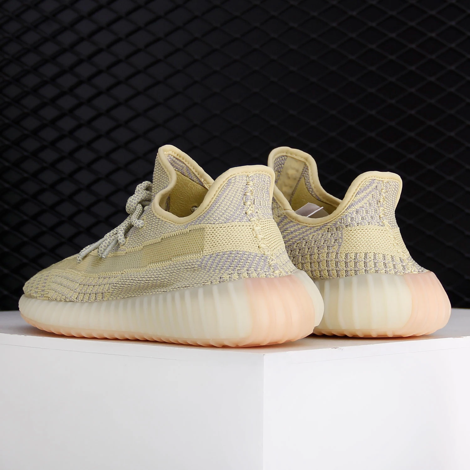 Adidas genuine Yeezy Boost 350 V2 coconut sports running shoes FV3250 view 3