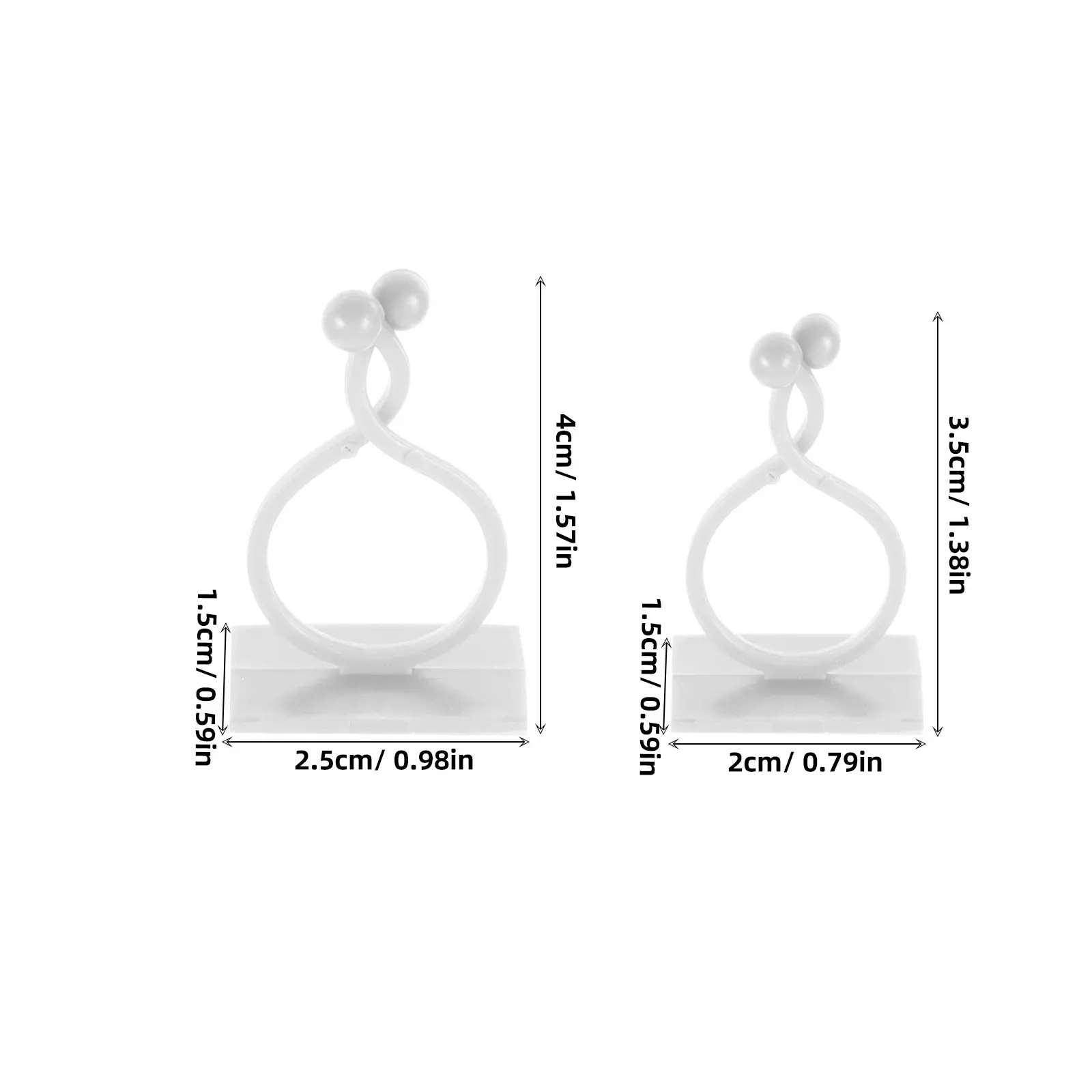 120Pcs Plant Wall Clips Transparent Vine Fixing Holders Adjustable Nailfree Climbing Support Clips for Indoor Outdoor Gardening
