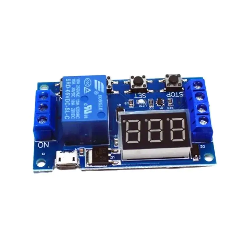 

One relay module / delayed power off / disconnected / trigger delay / cycle timing circuit switch