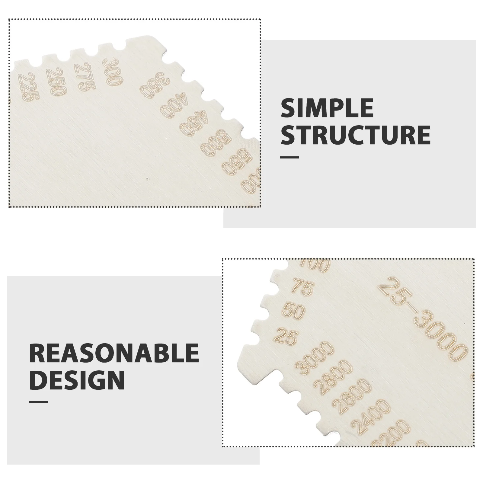 

Wet Film Thickness Gauge Stainless Steel Construction for Accurate Paint Measurement in Automotive and Marine Applications