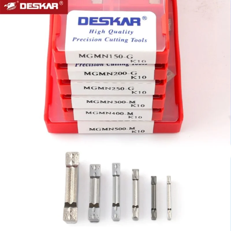 

10PSC Deskar Mgmn150-G Mgmn200-G Mgmn250-G Mgmn300-M Mgmn400-M Mgmn500-M K10 Carbide Slot Grooving Turning Tool for Aluminum
