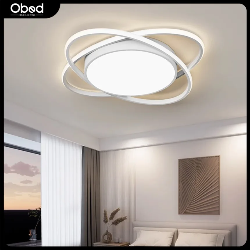 Modern Nordic luzes de teto LED, luminárias minimalistas, design artístico, sala de estar e Bedroomand Study