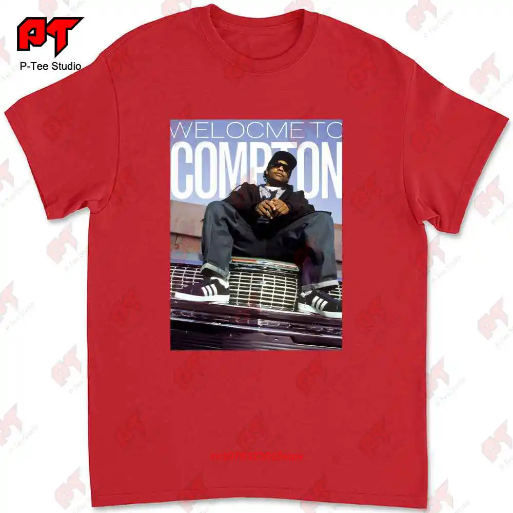 Retro Eazy E Welcome To Compton T Shirt Black S 4Xl Cc1892 N5NY