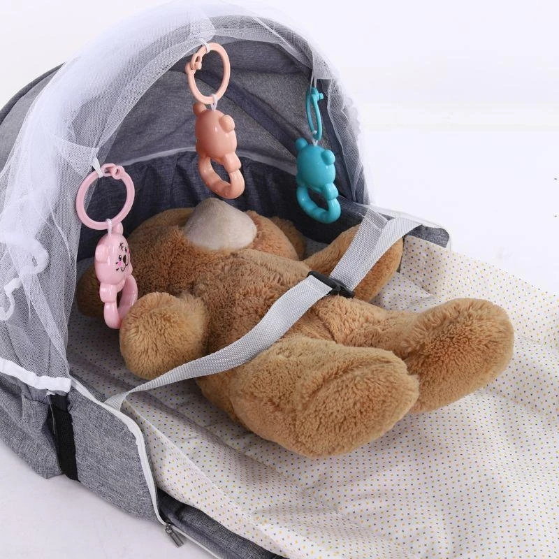 J15U Bambino Zanzariere Materasso Leggero Portatile Biancheria da letto per bambini Culla Rete Pieghevole Lettini da viaggio per