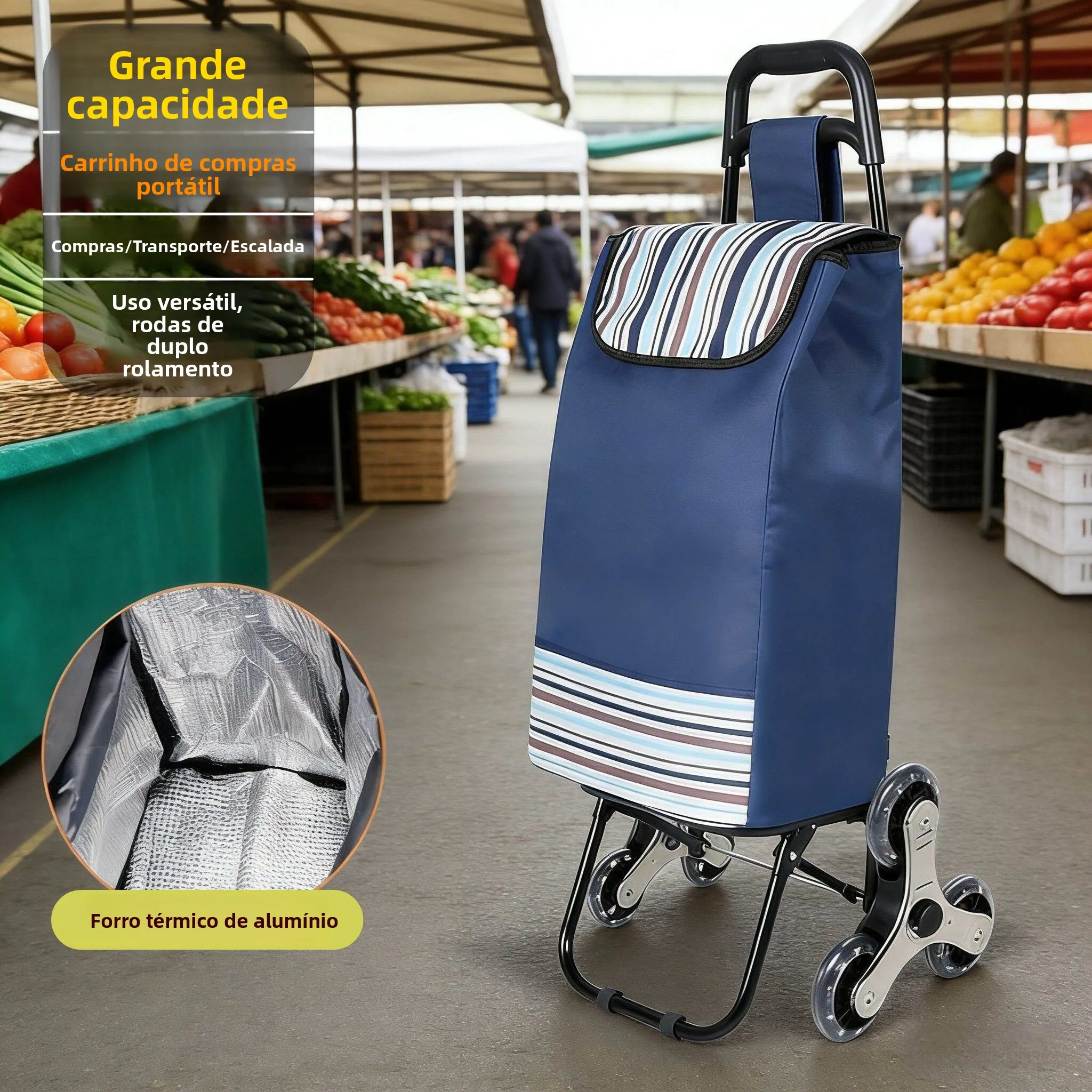 large-capacity-stainless-steel-shopping-cart-portable-crystal-wheel-wear-resistant-climbing-stairs-vegetable-buying-specialty