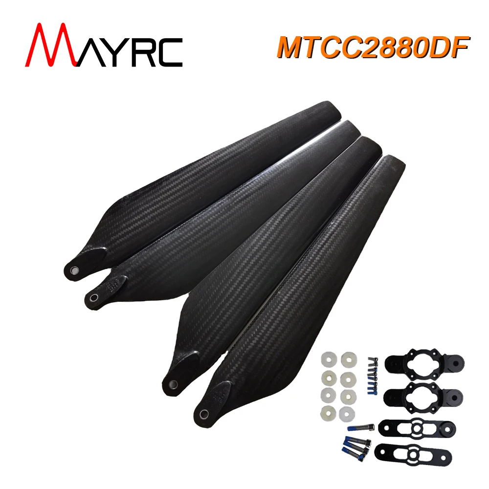 4/16Blades MAYRC 2880 28 Inch Folding Carbon Fiber Composite Propeller CW CCW Blade for E5000/ E7000 Quadcopter Agriculture