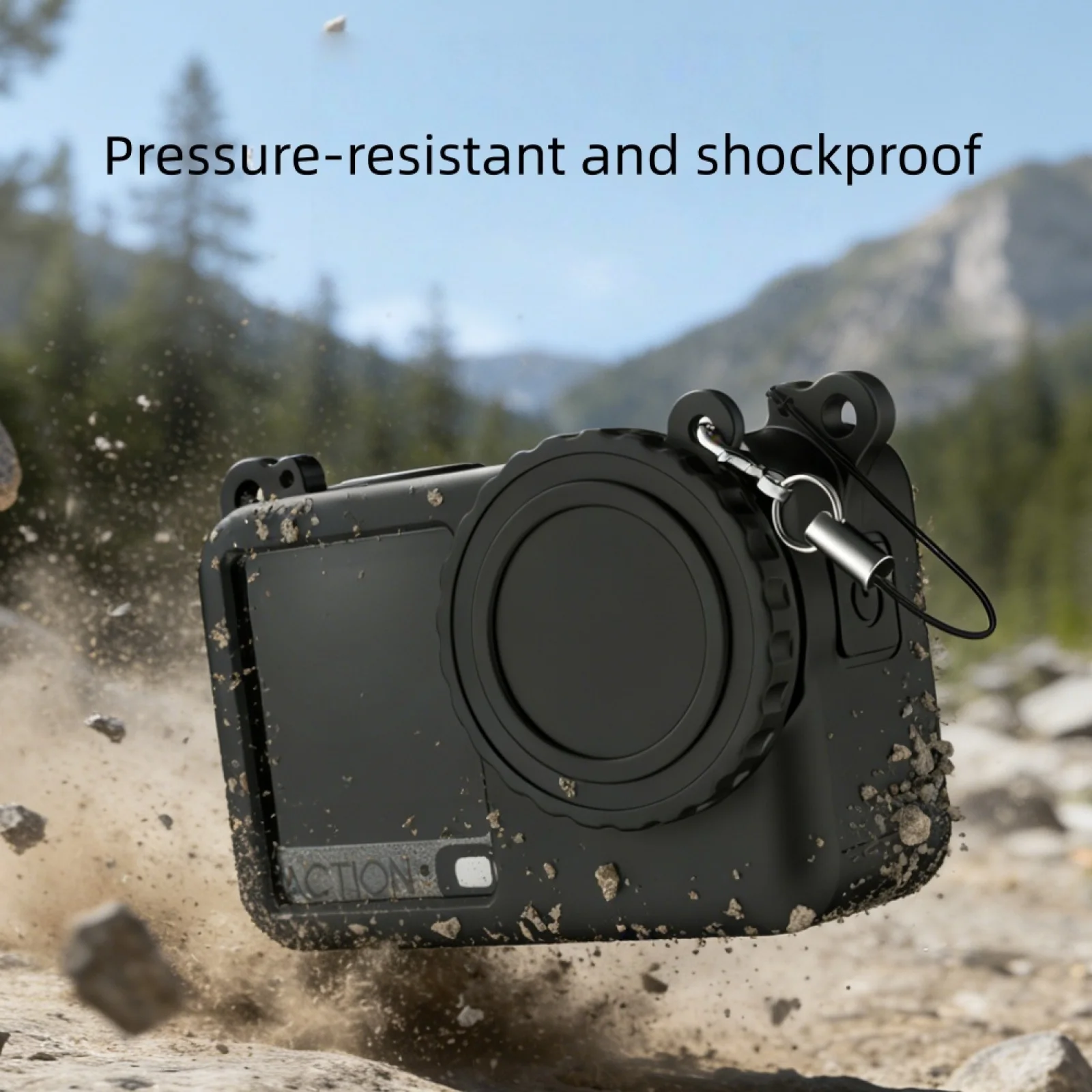 Silicone Protective Case for DJI Osmo Action 6 Sports Camera, Minimalist Soft Storage Cover, Dustproof Camera Accessories