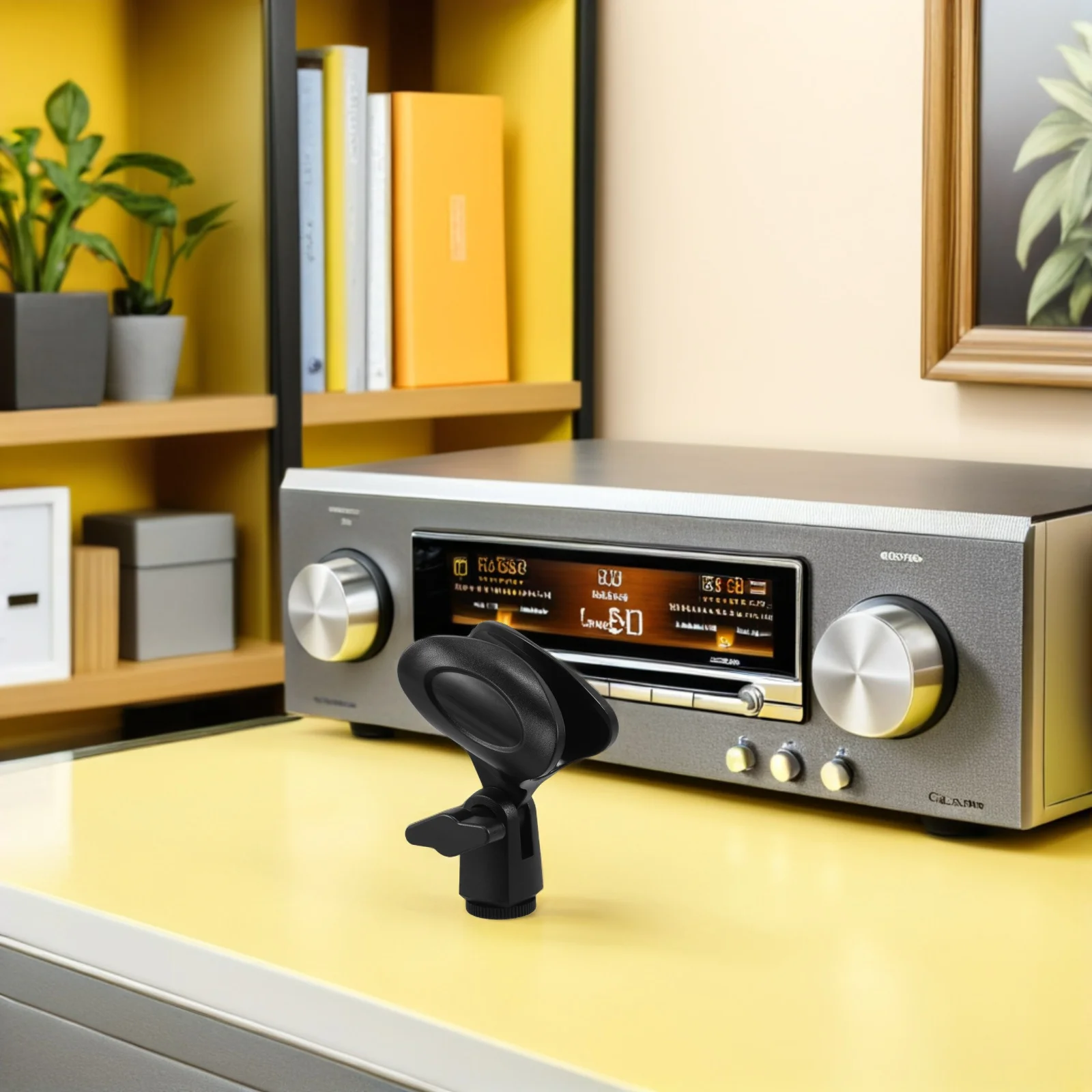 

10Pcs Plastic Spring Mic Clip Secure Fit Noise Reduction Microphone Holder for Broadcasting Use Mic Clip Holder