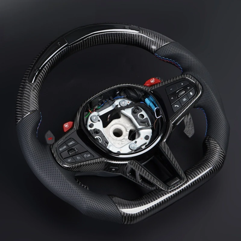 For BMW CS carbon fiber LED heated steering wheel 3 Series 5 Series X3 X5 G20 G30 G05 G01 G22 G11 G02