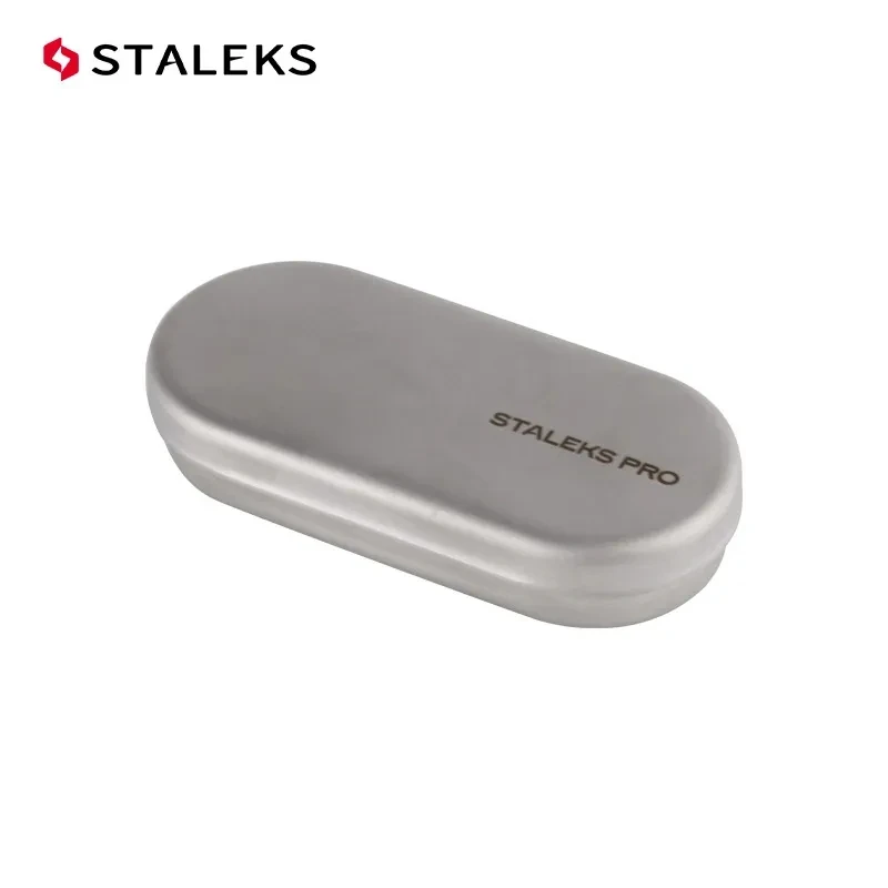 STALEKS LE-20-1 Stainless Steel Nail Tools Disinfection Tray Manicure Drill Holder Polishing Head Earring Jewelry Storage Box