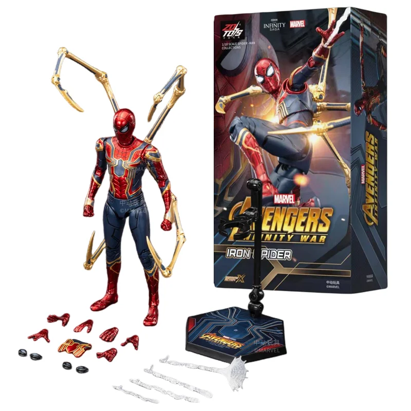 ZD-スパイダーマンのスーパーウォーアクションフィギュア,収集可能な