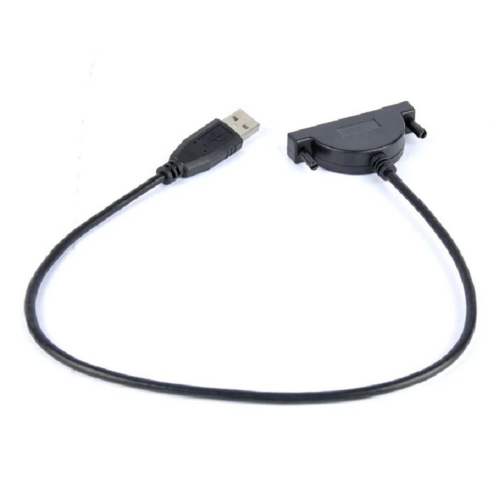 USB Adapter PC 6P+7P 13PIN Cable CD DVD Rom SATA To USB 2.0 Converter Slimline Sata 13 Pin Adapter Drive Cable