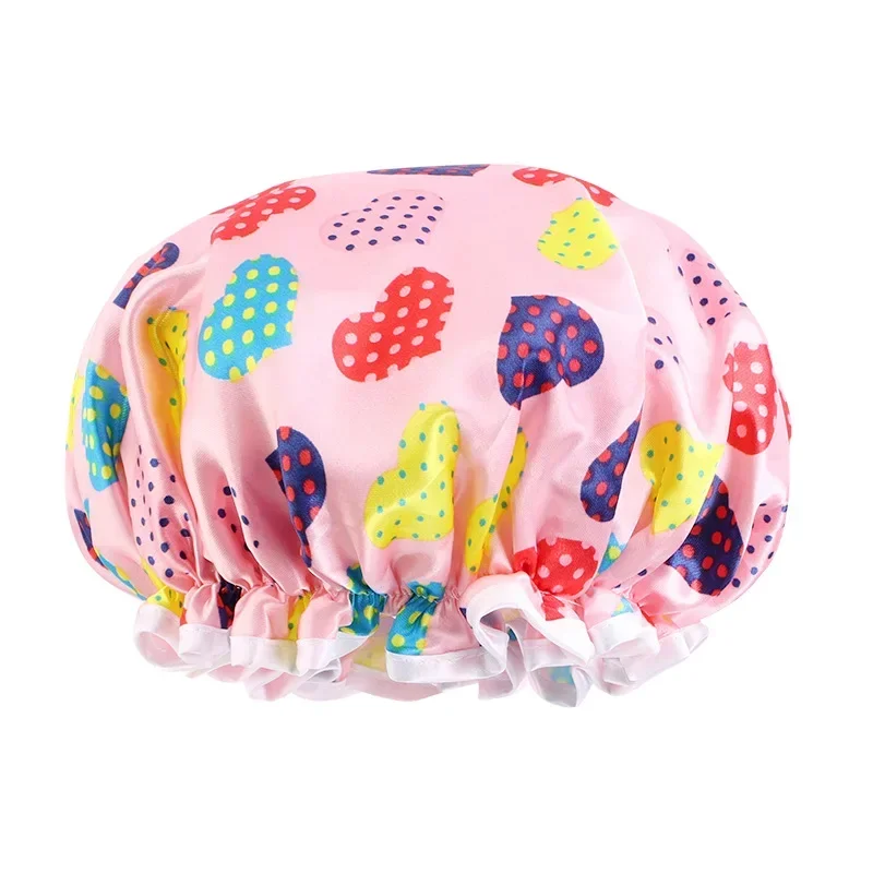 

Baby PE Waterproof Cartoon Satin Shower Cap, Children's Shower Cap