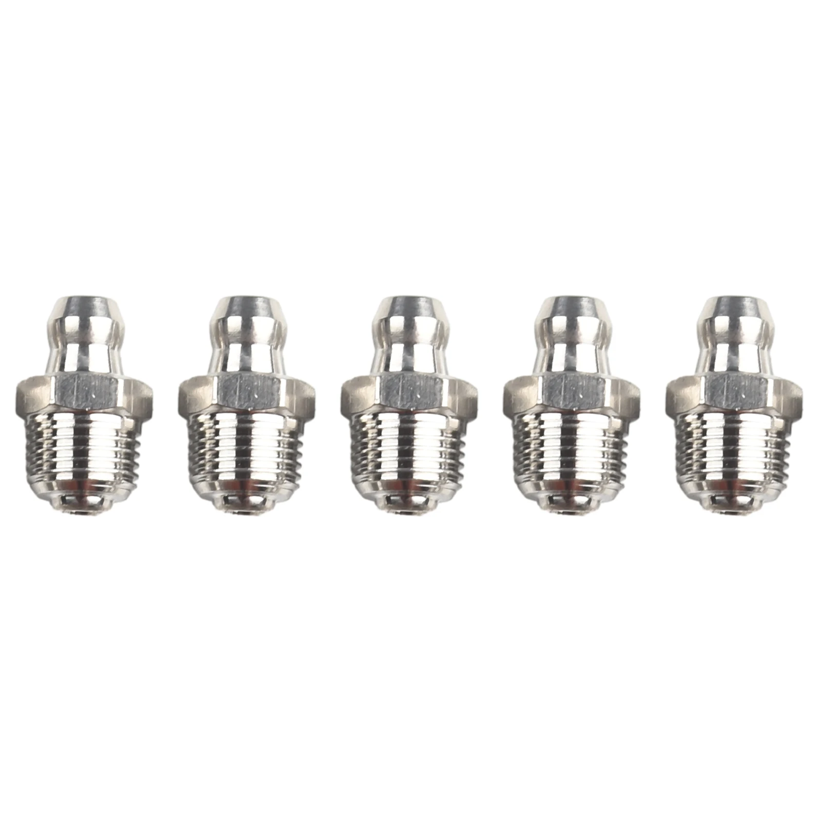 Industrial Grade Grease Fitting  201 Stainless Steel  M10 x 1mm Thread  10 Piece Set for Enhancing Equipment Performance