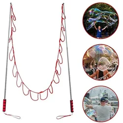 Cuerda de burbujas de doble Polo para espectáculos y fiestas, decoraciones de bricolaje