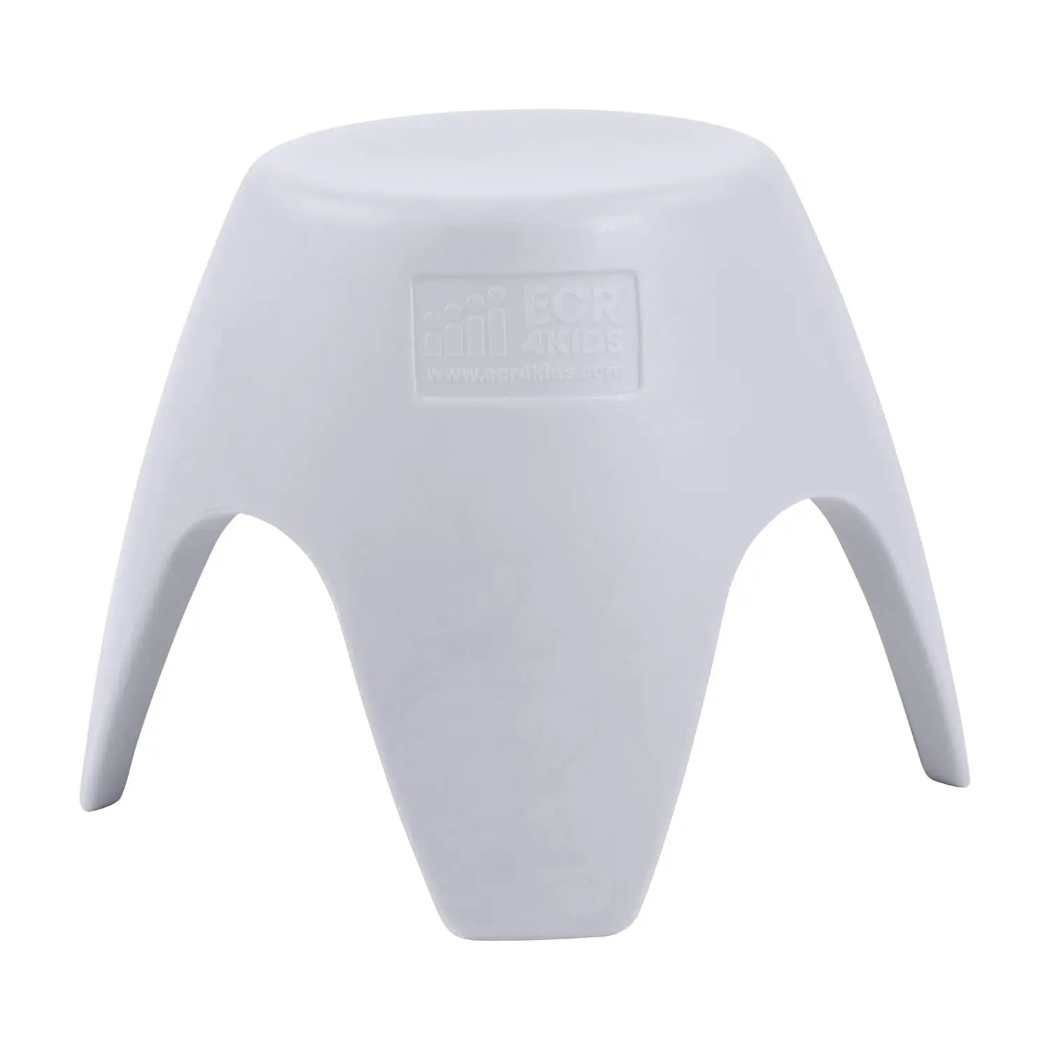 Conjunto de bancos, assento flexível, cinza claro, pacote com 4