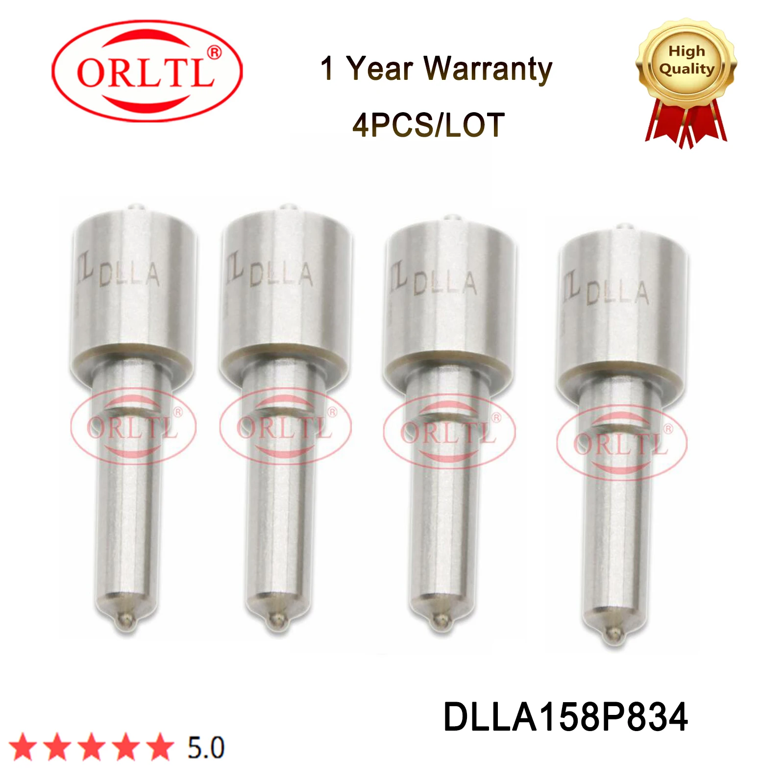 

4PCS 23670-E0341 Common Rail Injector Nozzle DLLA158P834 093400-8340 For HINO 095000-5220 095000-5223 095000-5224 095000-5225