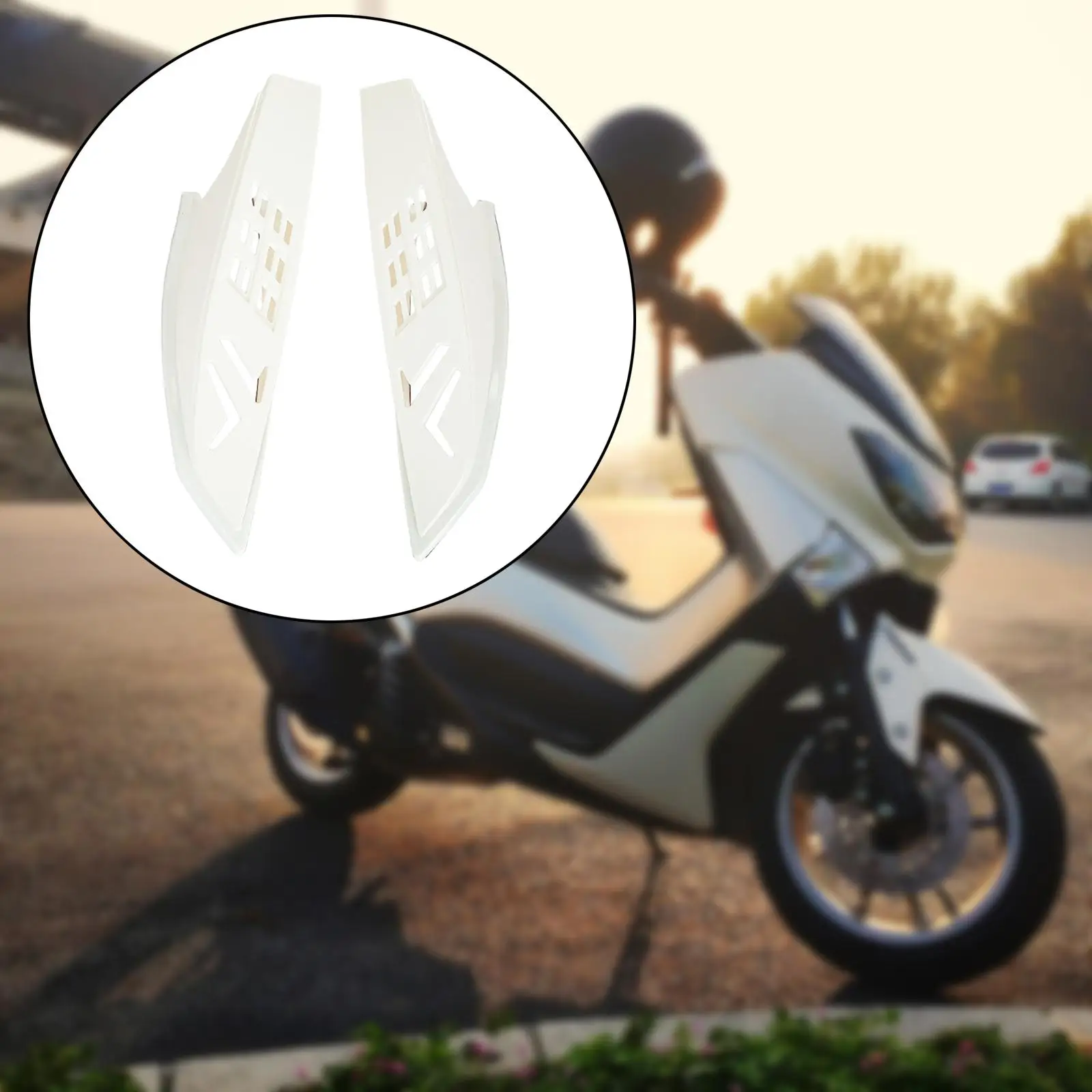 Full Face Helmet Ears Punk Horn Cover Plastic Helmet Accessory for Motorcycle Helmets Summer