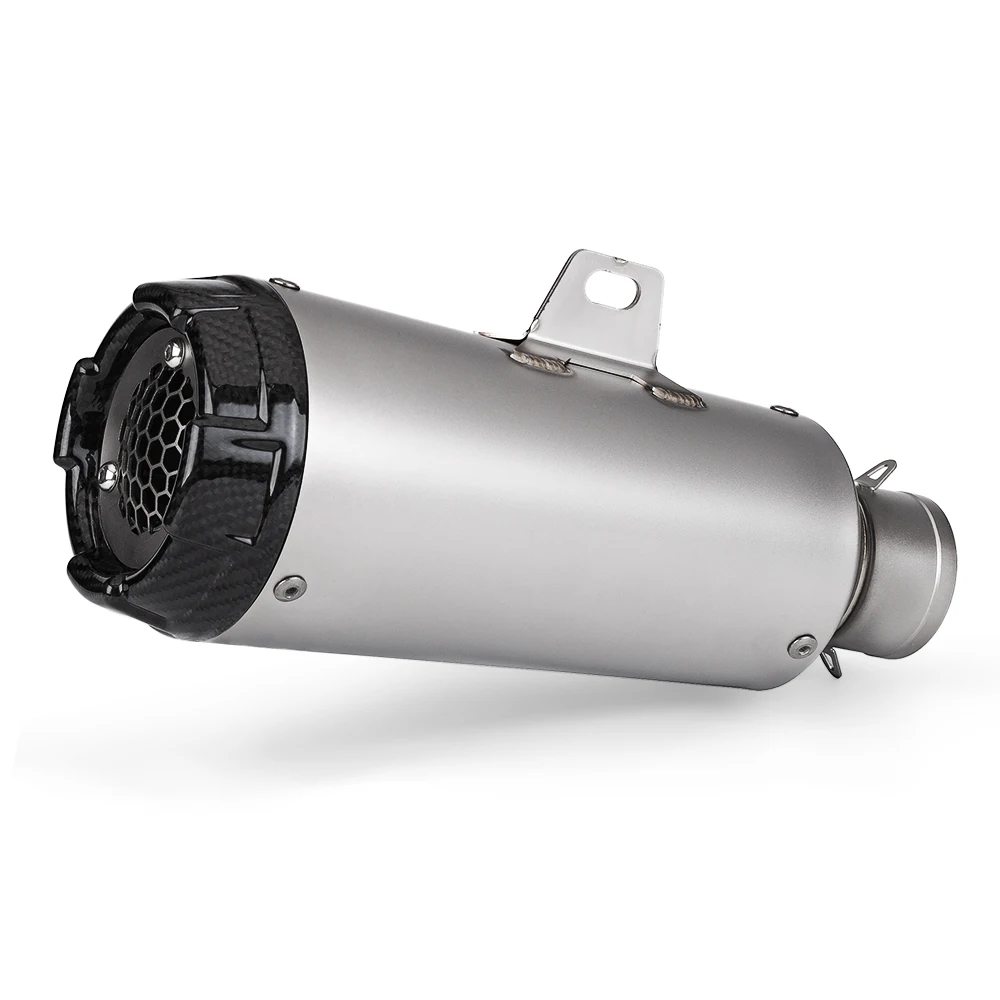 

Intelligent Library Universal 51MM Logo Escape Muffler For Er6n Sv650 Z800 R1 Cb650f Cb1000r Motorcycles New Condition Exh