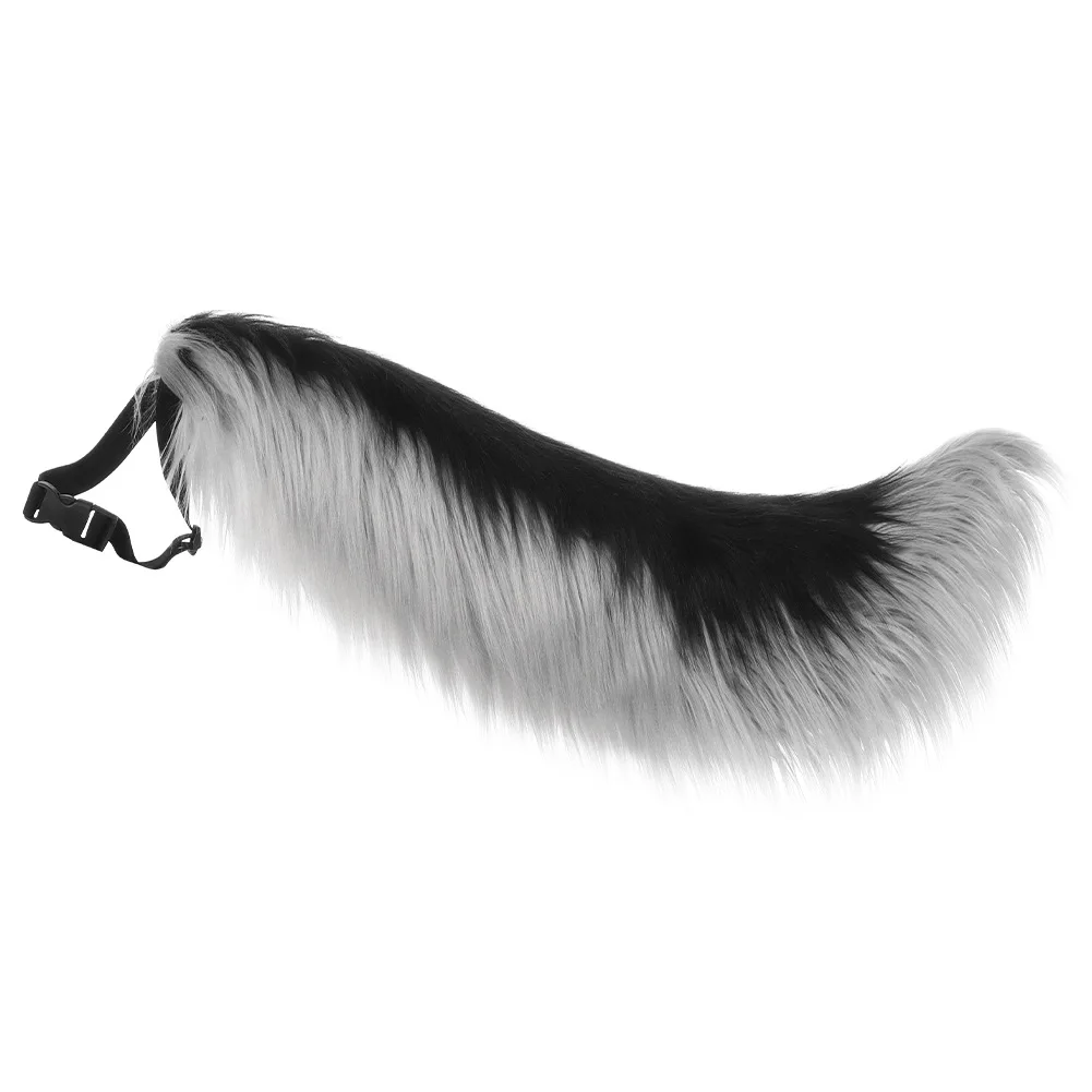 Spiel Anime Hundeohren Kopfbedeckung Schwanz Pelziger Fursuit Wolfsohren Stirnband Cosplay Requisiten Accessoires Party Club Lolita Plüsch Haarbänder – Detail 3