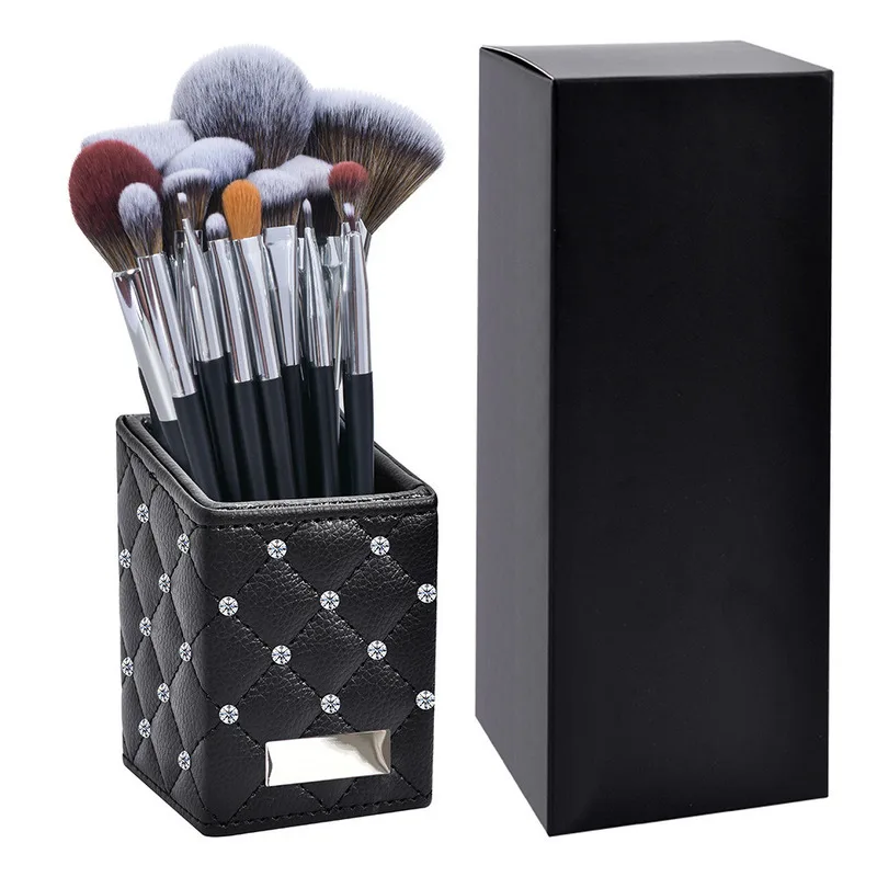 Biyouyi New Spot Cross-border  16 Sexy Small Waist Black Makeup Brush Set