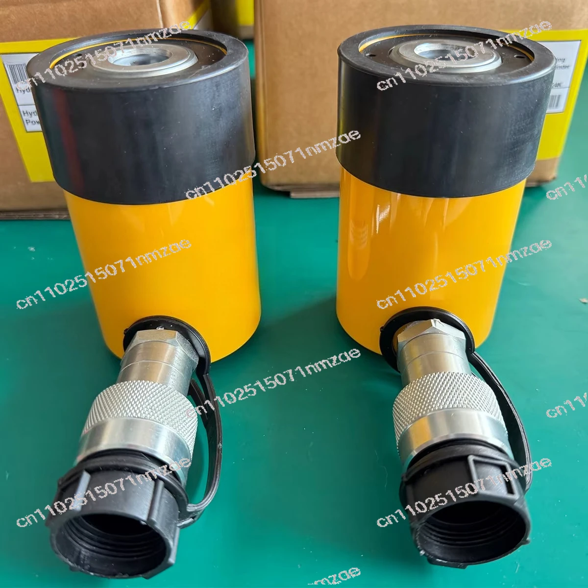 12/13 Tons 42mm Stroke Single Acting Hollow Plunger Cylinder Center Hole Hydraulic Jack